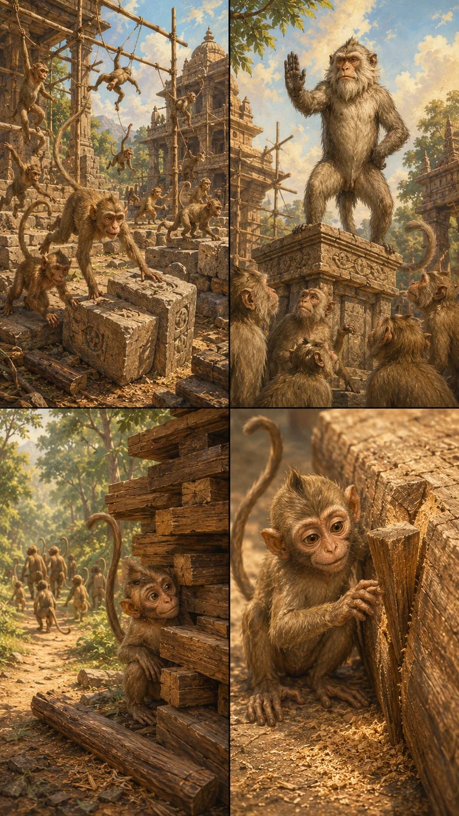 मंदिर का निर्माण