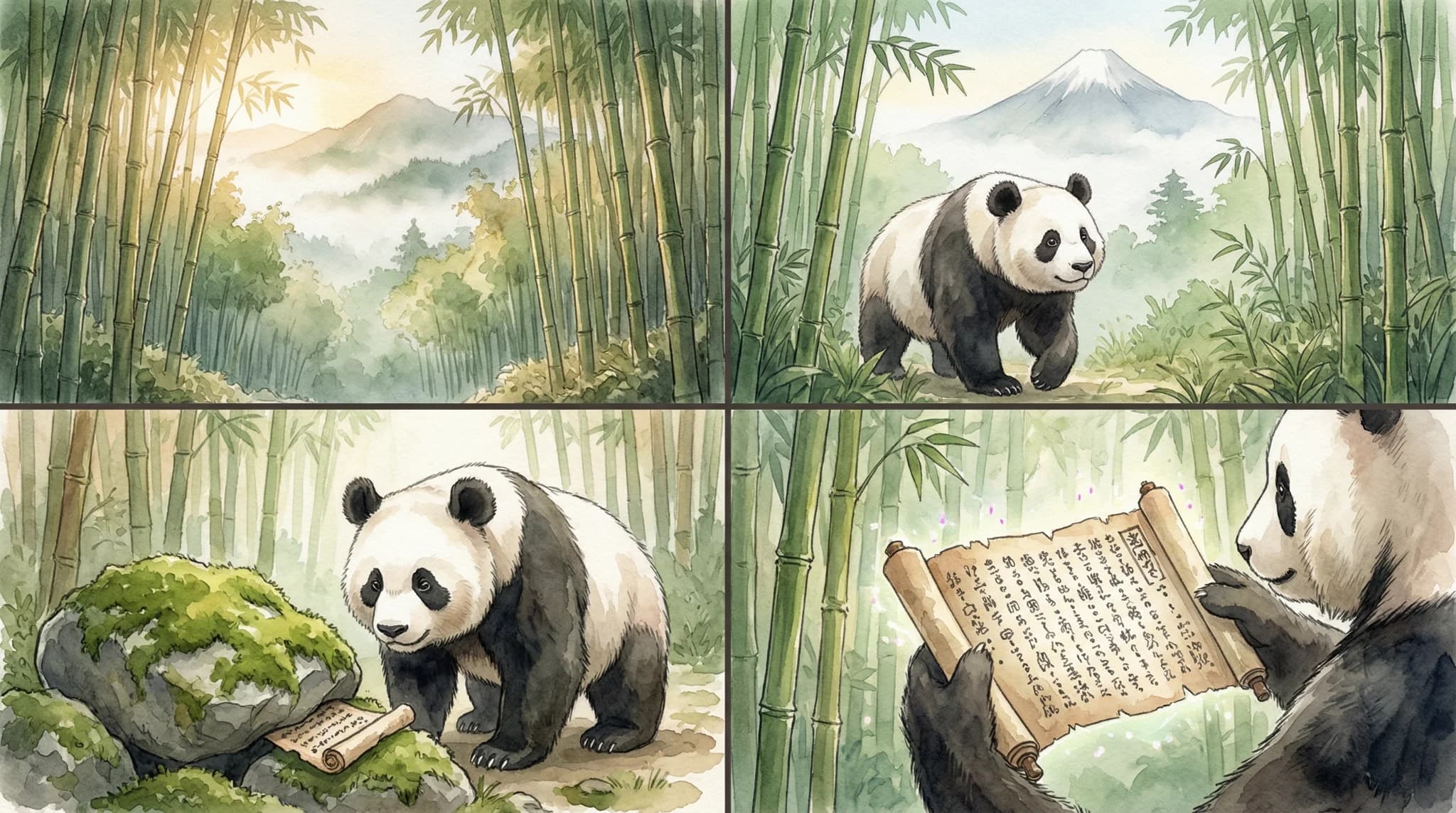 The Panda of the Whispering Bamboo